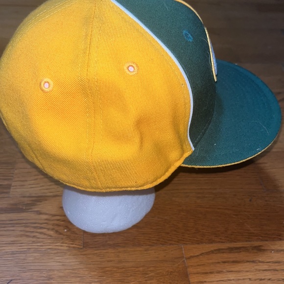 Reebok yellow and green NFL Green Bay packers hat men's size 7 3/8 - Picture 4 of 10